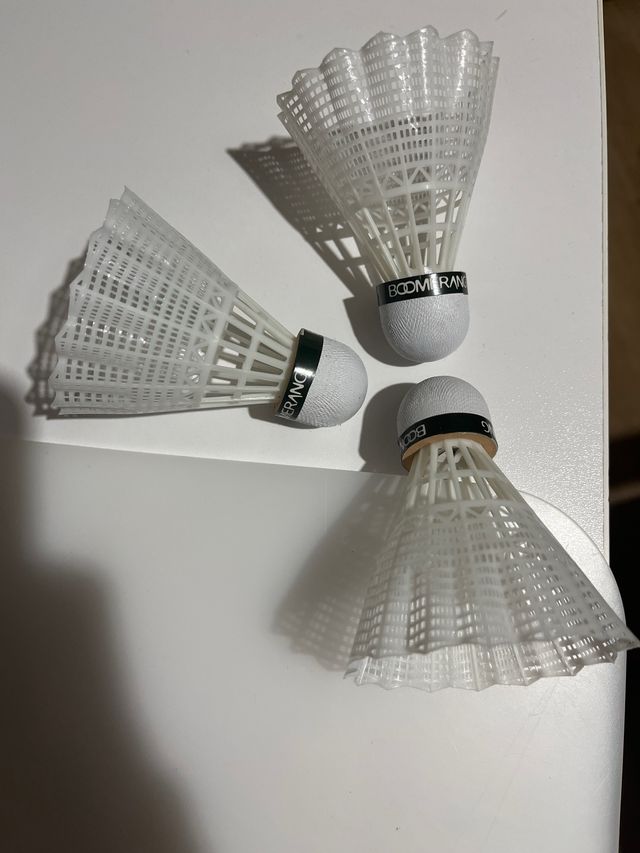 Volantes de bádminton Boomerang (3 unidades)