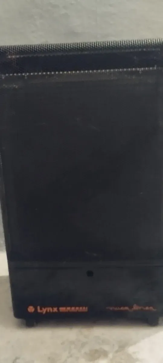 Estufa de gas butano gris metal