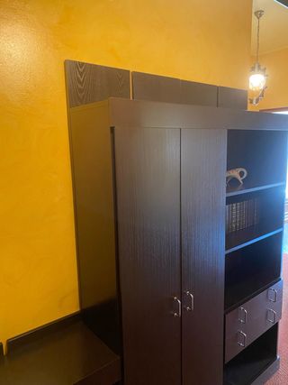 Mobile ingresso legno color testa di moro 