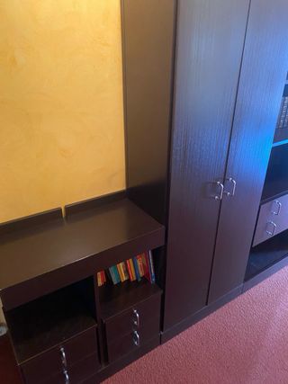 Mobile ingresso legno color testa di moro 