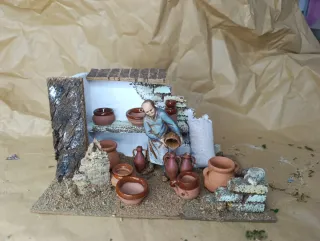 Alfarero Belén Navidad Figura