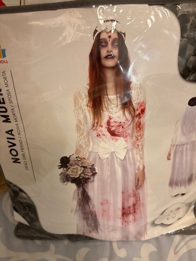 Disfraz Novia Muerta Sangrienta Talla S