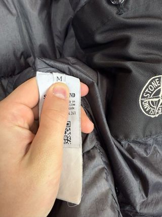 Garment Crinkle Reps NY Down Stone Island jacket