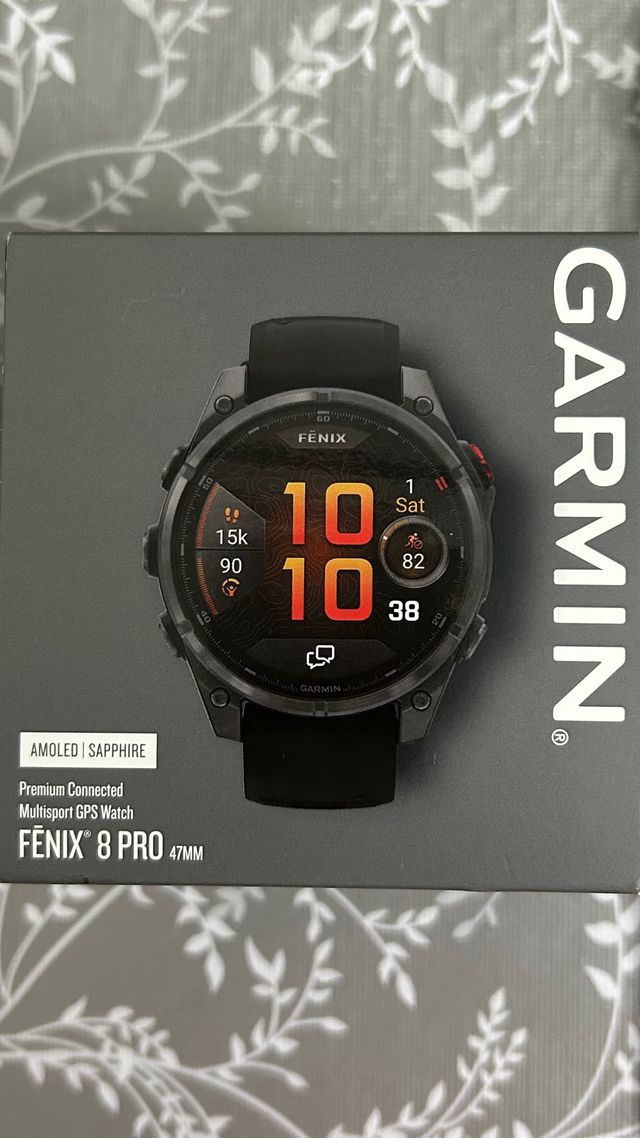 Garmin Fenix 8 Pro 47mm AMOLED Zafiro Titanio