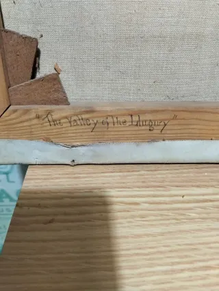 Cuadro antiguo The Walley of the Llugwy