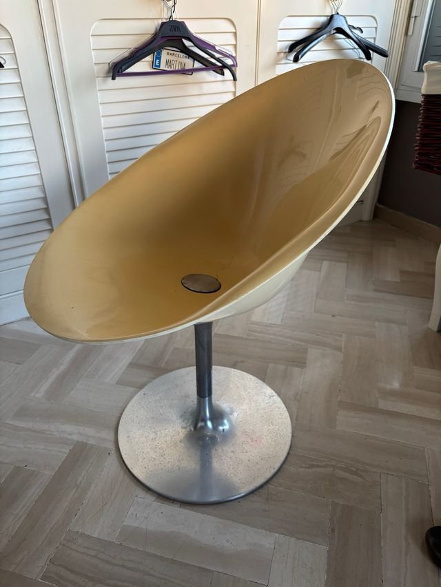 Silla giratoria Diseño kartell Eros retro