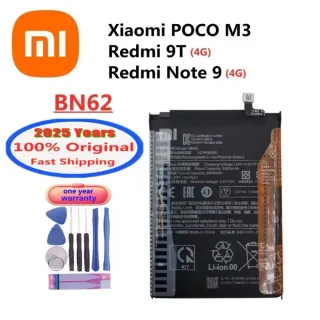 Batería Xiaomi BN62 Redmi Note 9 6000mAh