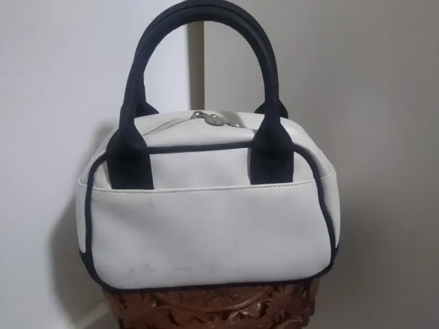 Bolso de mano Nike blanco y negro
