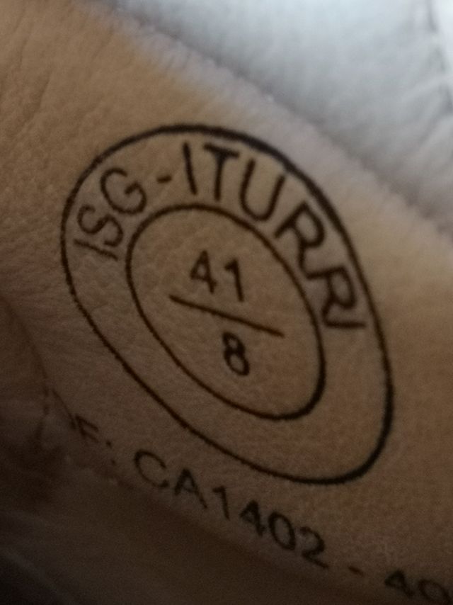 Botas Iturri Piel Negra Talla 41 Nuevas