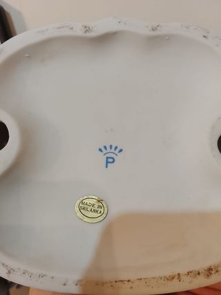 Figura cerámica antigua herrero