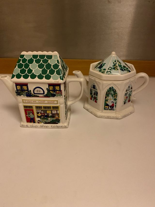 2 Teiere Inglesi Vintage da Collezione