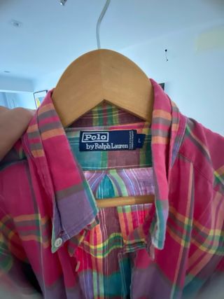 Camisa Polo Ralph Lauren cuadros multicolor