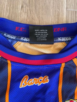 Camiseta FC Barcelona Kappa Naranja 97-98 Talla L