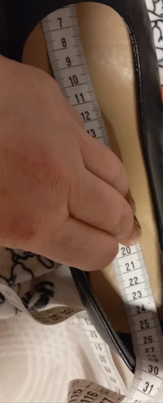 Zapatos de tacón de piel negros T39