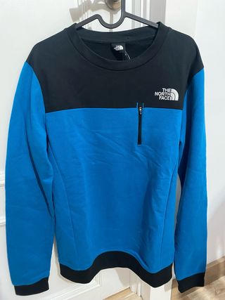 Sudadera The North Face niño azul y negra