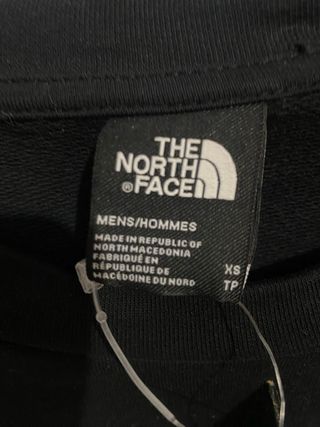 Sudadera The North Face niño azul y negra