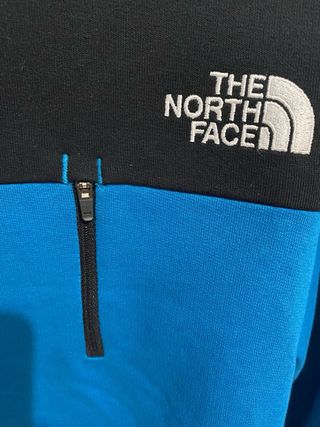 Sudadera The North Face niño azul y negra