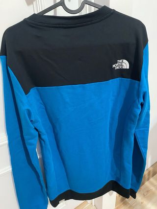 Sudadera The North Face niño azul y negra