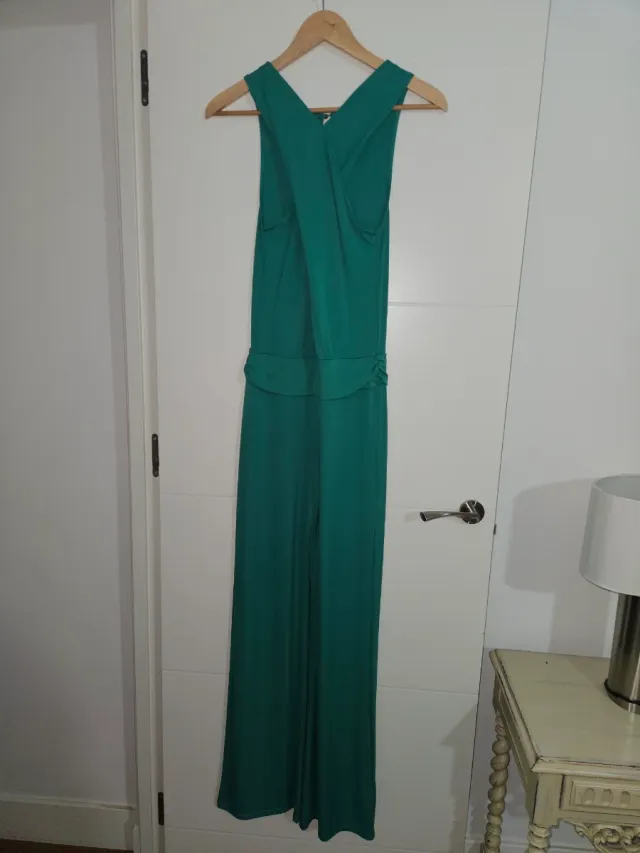 Mono largo verde cruzado Fórmula Joven