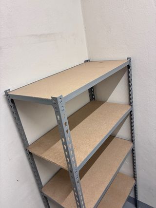 Estantería metálica 80x40 como NUEVA (3 unidades)