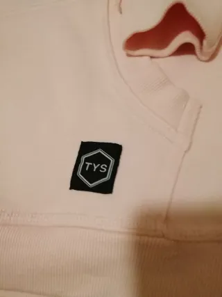 Sudadera TYS con capucha rosa Talla L