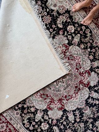 Tapete Persa Lana Beige y Rojo 214 X 312cm