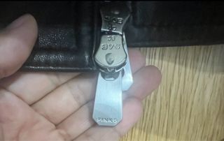 Chaqueta de cuero Pinko negra