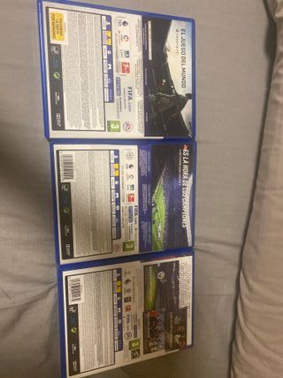 Lote 3 Juegos FIFA PS4: 18, 19 y 21