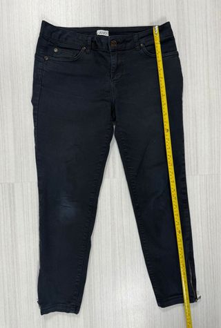 Liu Jo Jeans Neri Zip Caviglia