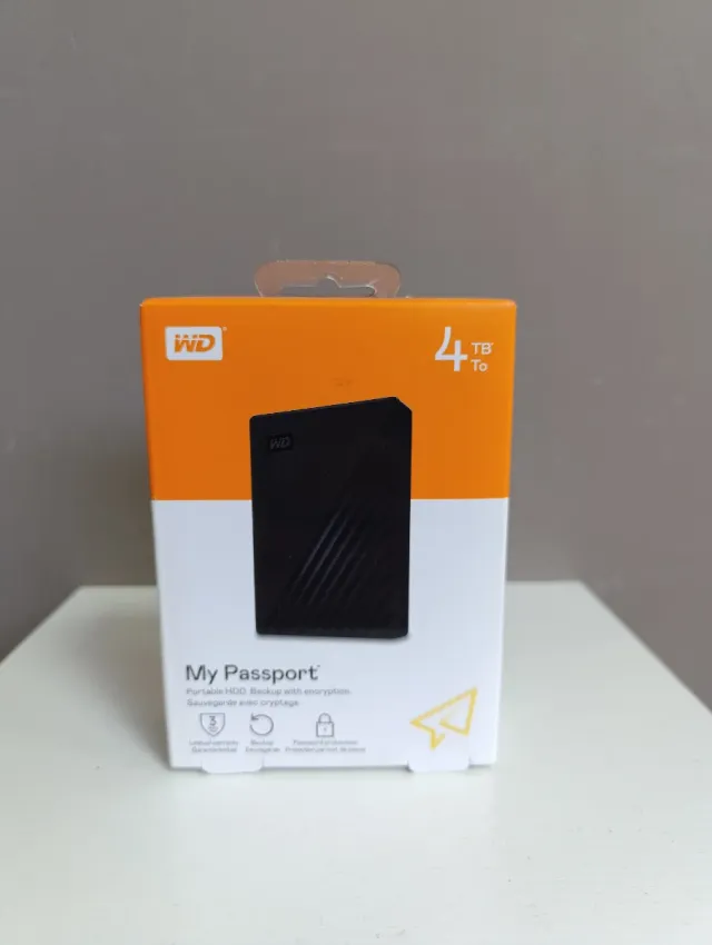 WD My Passport 4TB Disco Duro Portátil