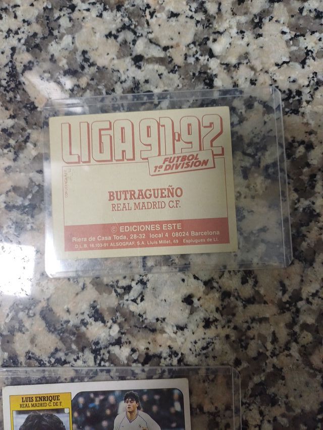 Lote 3 Cartas Real Madrid 91/92