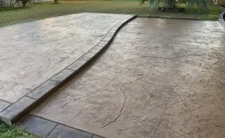 Hormigón impreso vertical