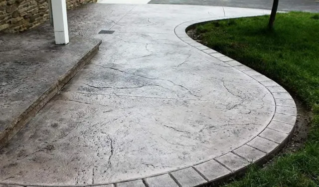 Hormigón impreso vertical