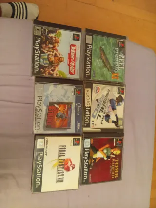 Lote 6 Juegos PS1 España
