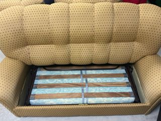 Sofá Cama Tela Amarillo