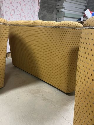 Sofá Cama Tela Amarillo