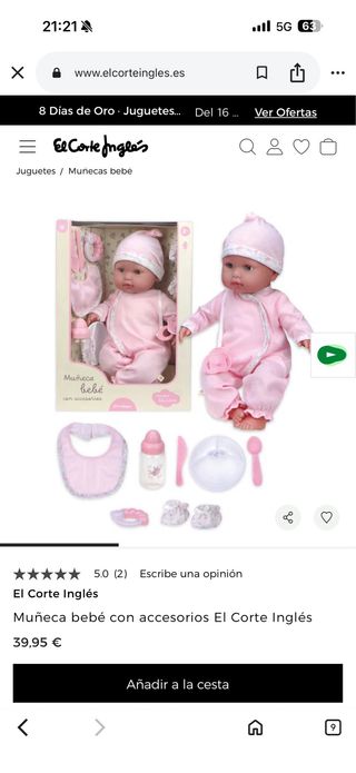 Carro bebé + bebé NUEVO