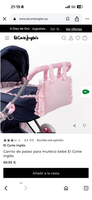 Carro bebé + bebé NUEVO