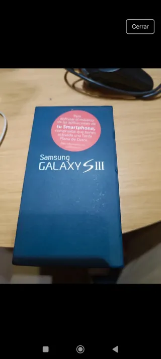 Caja Original Samsung Galaxy S III (S3) Vacía