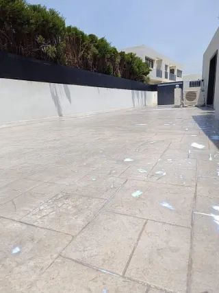 Hormigón impreso vertical