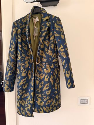 Cappotto Rinascimento Blu e Verde