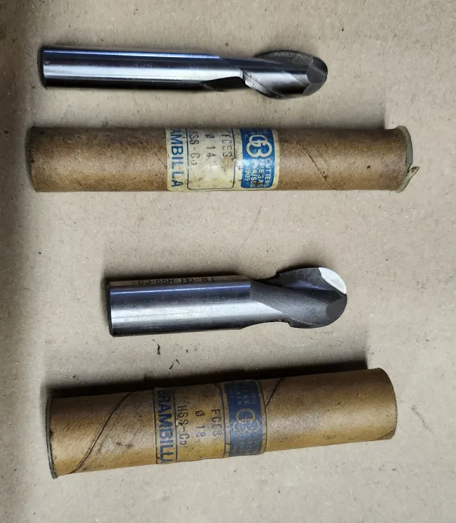 2 Frese HSS-Co diametro 14 e 18