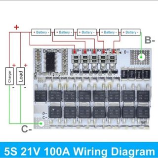 Scheda protezione batteria 5S 100A