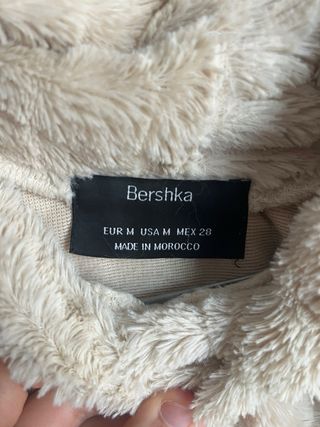 Jersey pelo Bershka beige