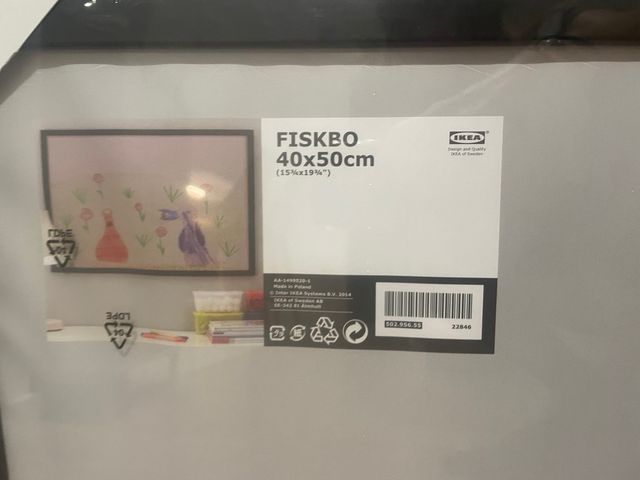 6 Marcos de Fotos Ikea FISKBO 40x50cm