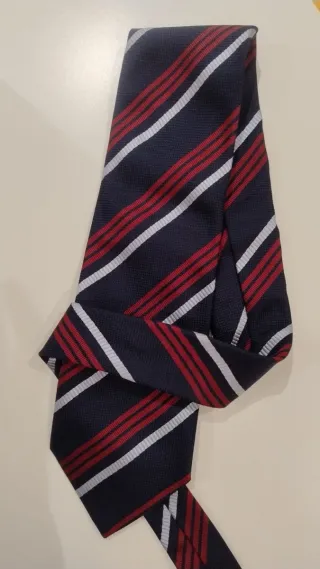 Corbata Pedro del Hierro Rayas Azul/Rojo