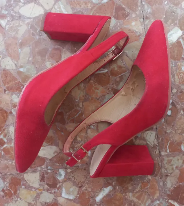 Zapatos de tacón MARYPAZ rojos talla 38