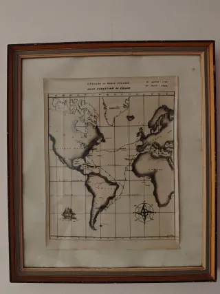 Lote de 7 cuadros con marco