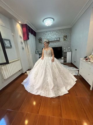 vestido de novia gitana talla 38/40
