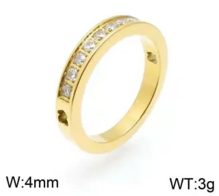 Anillo oro con circonitas